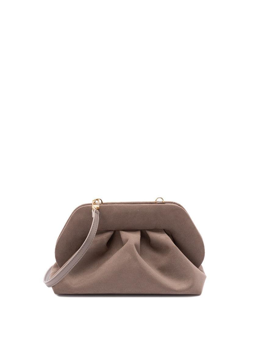 Themoirè `Tia Suede` Clutch Bag