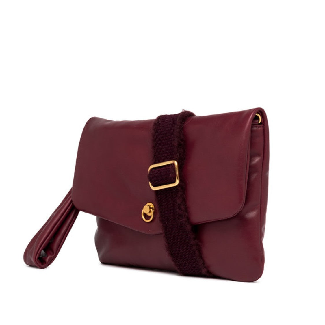 Gianni Chiarini Mirea Bag In Soft Smooth Bordeaux Leather