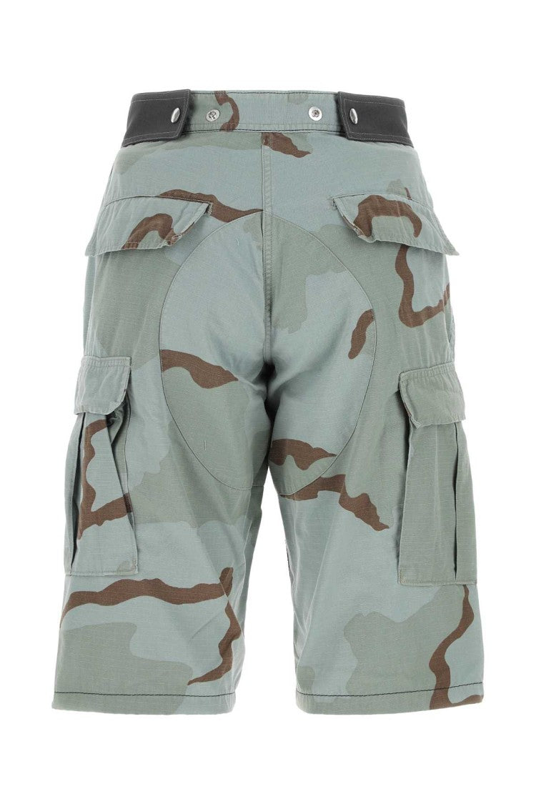 Oamc Printed Nylon Blend Bermuda Shorts