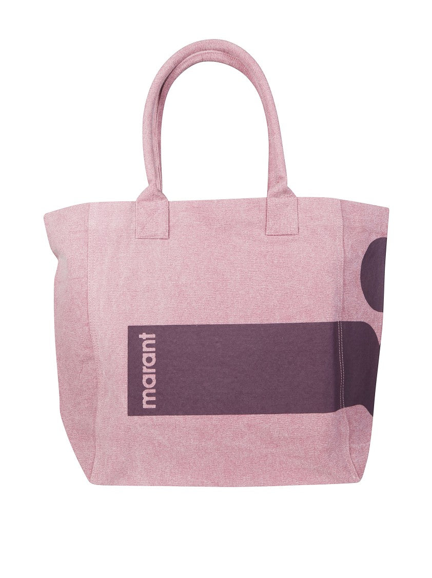 Isabel Marant Soft Pink Yenky Geometric Print Tote Bag