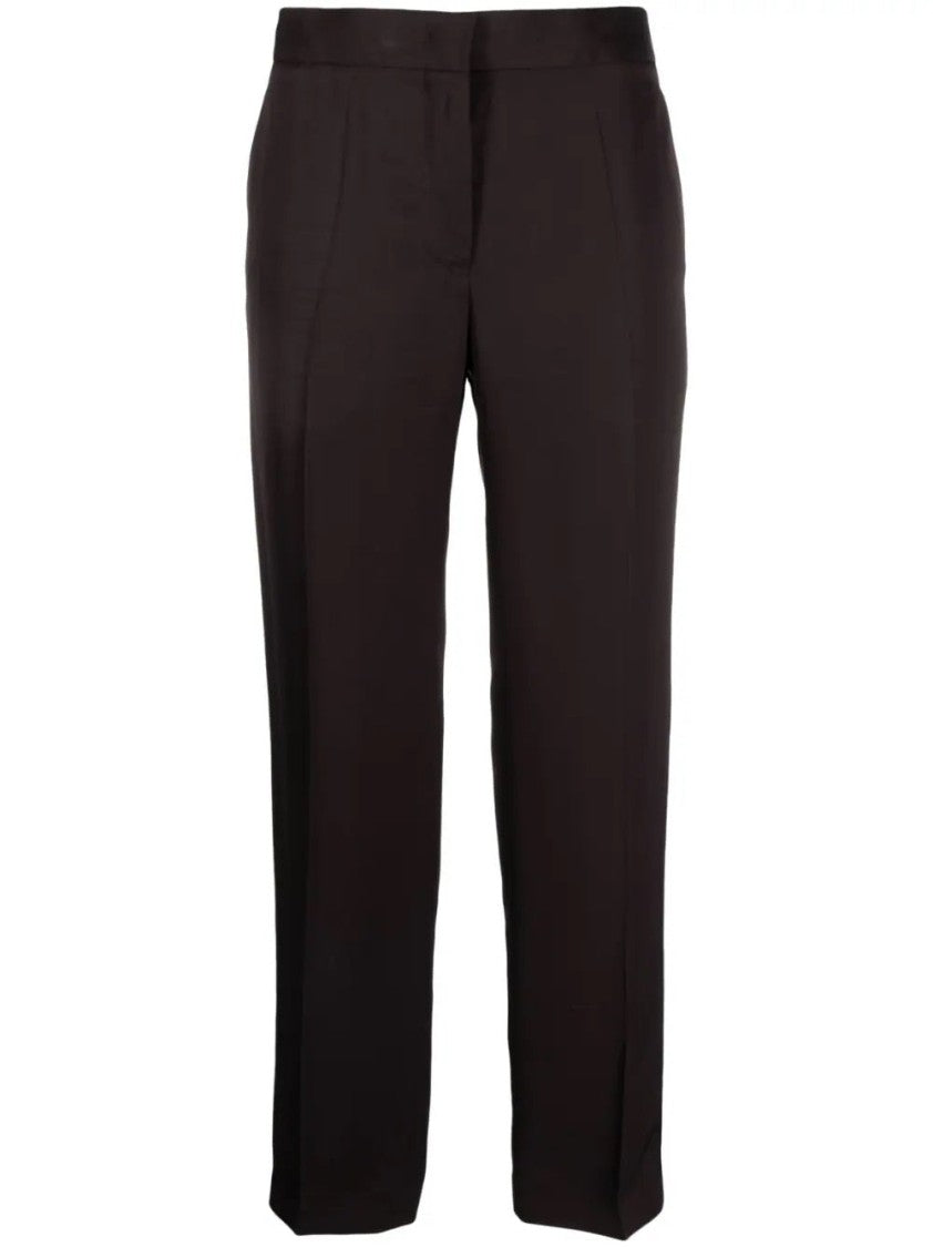 Jil Sander Tailored Black Trousers With Smooth Finish