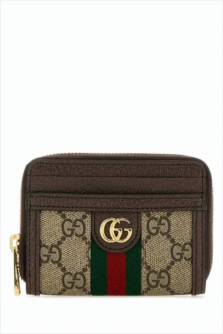 Gucci Compact Wallet With Classic Monogram Pattern