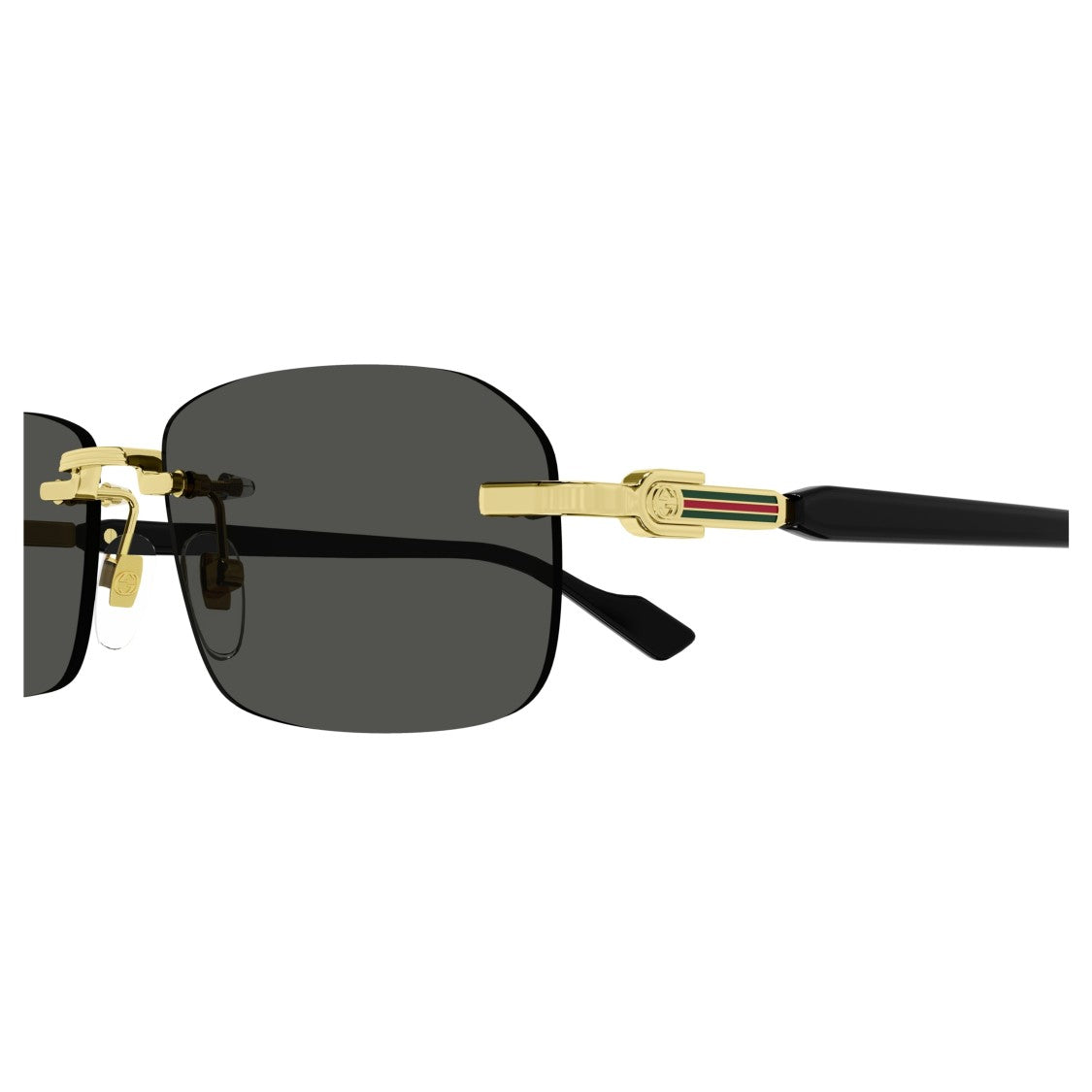 Gucci Gg1221s Rimless Rectangular Sunglasses