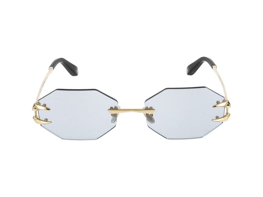 Roberto Cavalli Sunglasses Src005 400F Shiny Yellow Gold 59/19/140