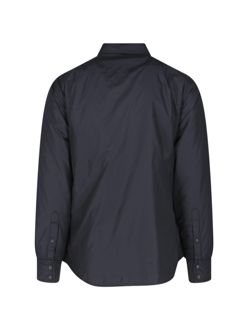 Aspesi Black Nylon Shirt Jacket