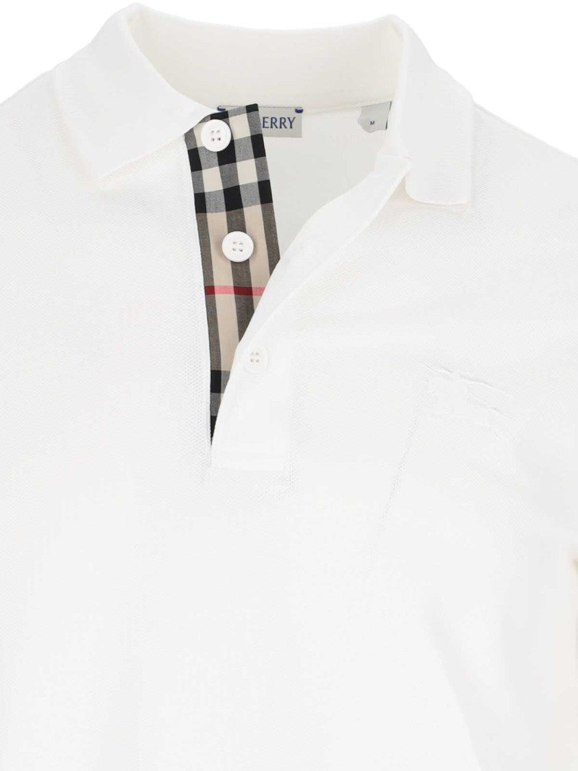 Burberry 'Ekd' Polo – White