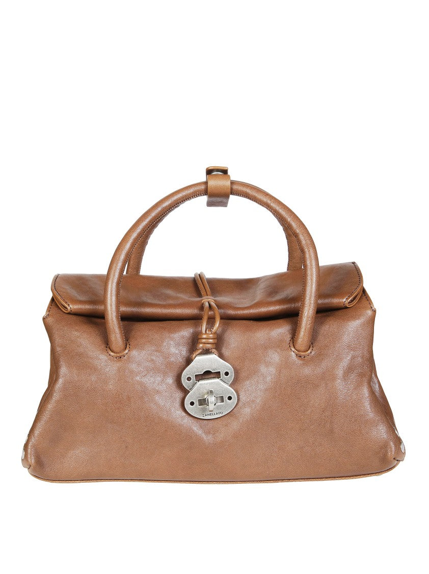 Zanellato Learned Leather Vintage Leather Shoulder Bag
