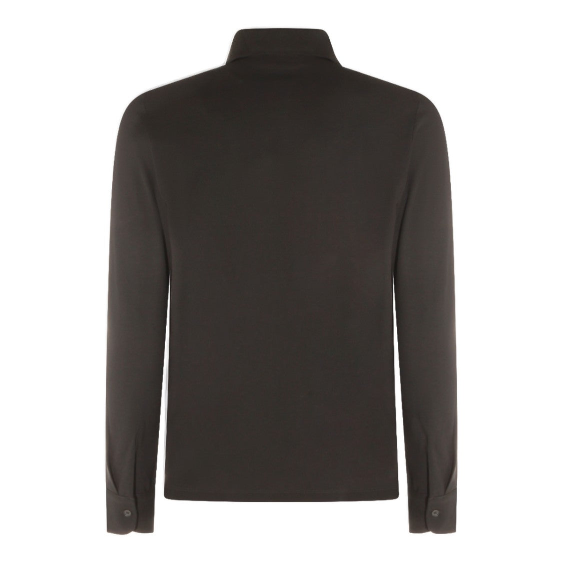 Zanone Long-Sleeve Polo Shirt With Classic Collar And Tailored Fit