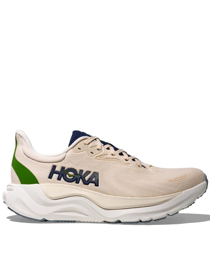 Hoka Beige Arahi 8 Cushioned Running Sneakers