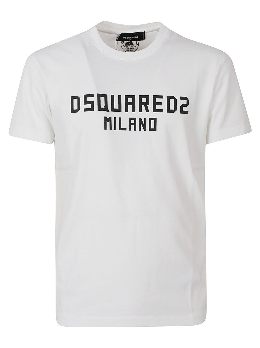 Dsquared2 Short-Sleeve Bold Text T-Shirt