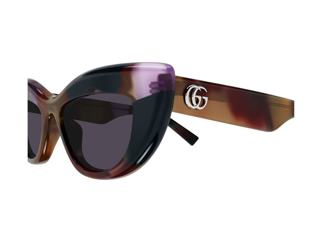 Gucci Gg2031s Double-G Tortoiseshell Cat-Eye Sunglasses