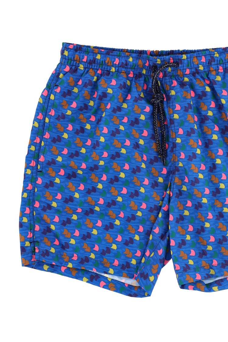 Drumohr Sailboat Print Quick-Dry Swim Shorts