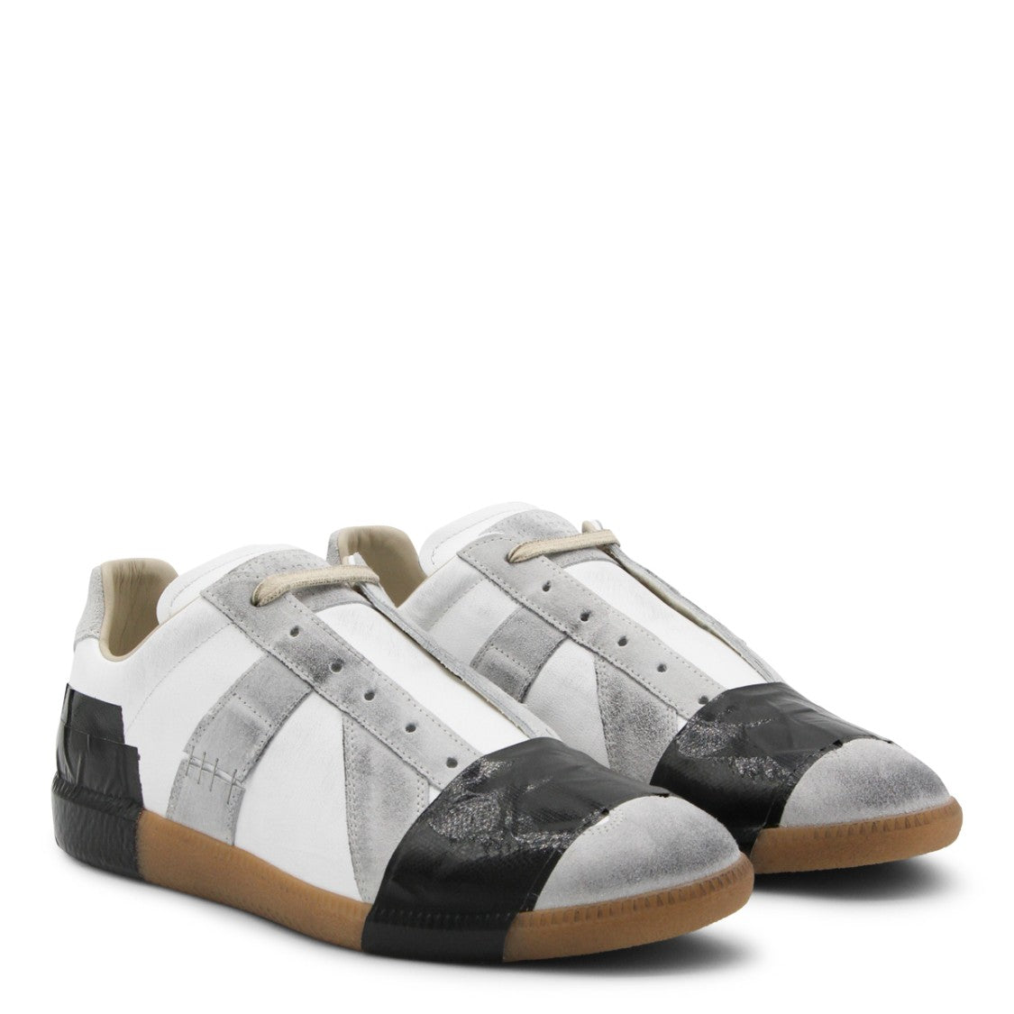 Maison Margiela White Leather Sneakers