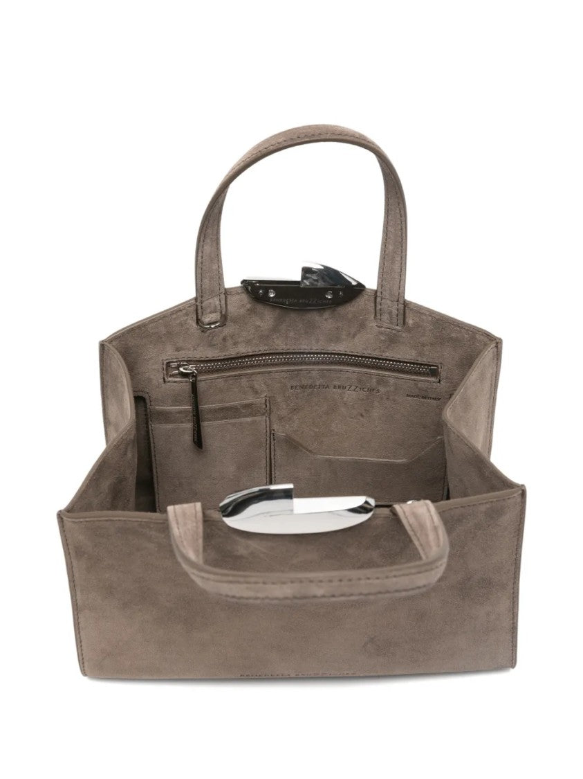 Benedetta Bruzziches Structured Handbag With Detachable Shoulder Strap