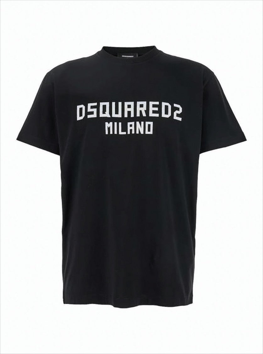Dsquared2 Short-Sleeve T-Shirt With Bold Dsquared2 Typography