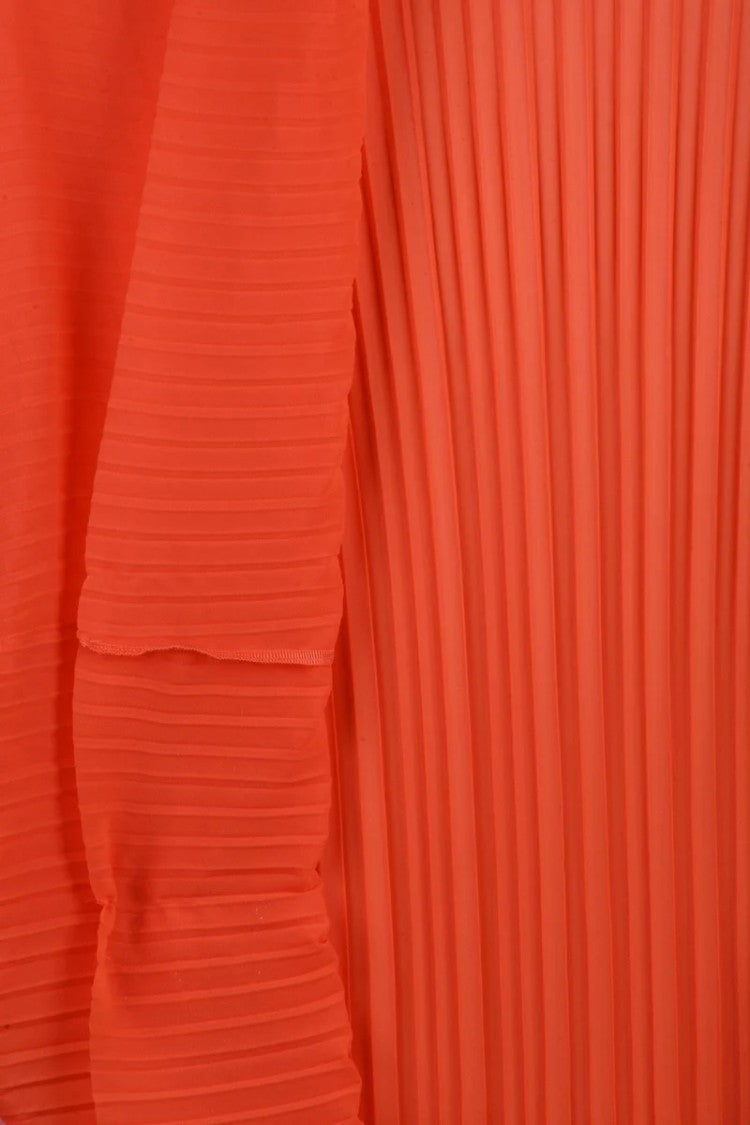 Max Mara Pleated Voile Cape - Pink
