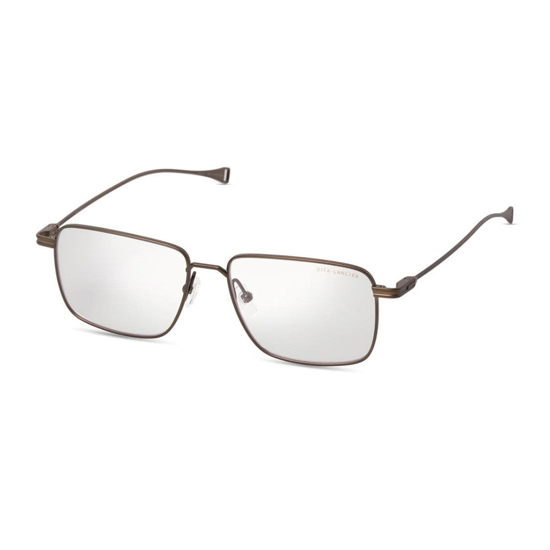 Dita Lancier Black Lsa Dlx127 Titanium Square Eyeglasses