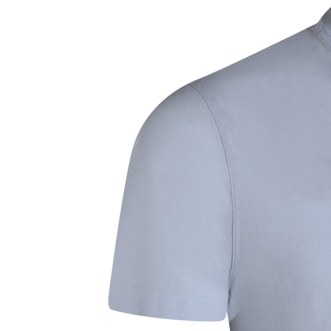 Zanone Minimalist Short-Sleeve T-Shirt In Solid Blue