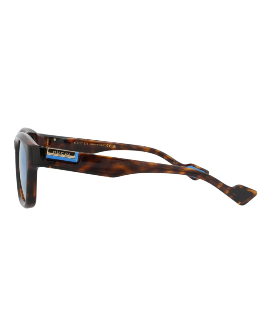Gucci Square-Frame Injection Sunglasses