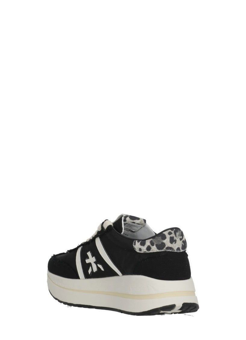 Premiata Black Bethcoin 8150 Animalier Sneakers