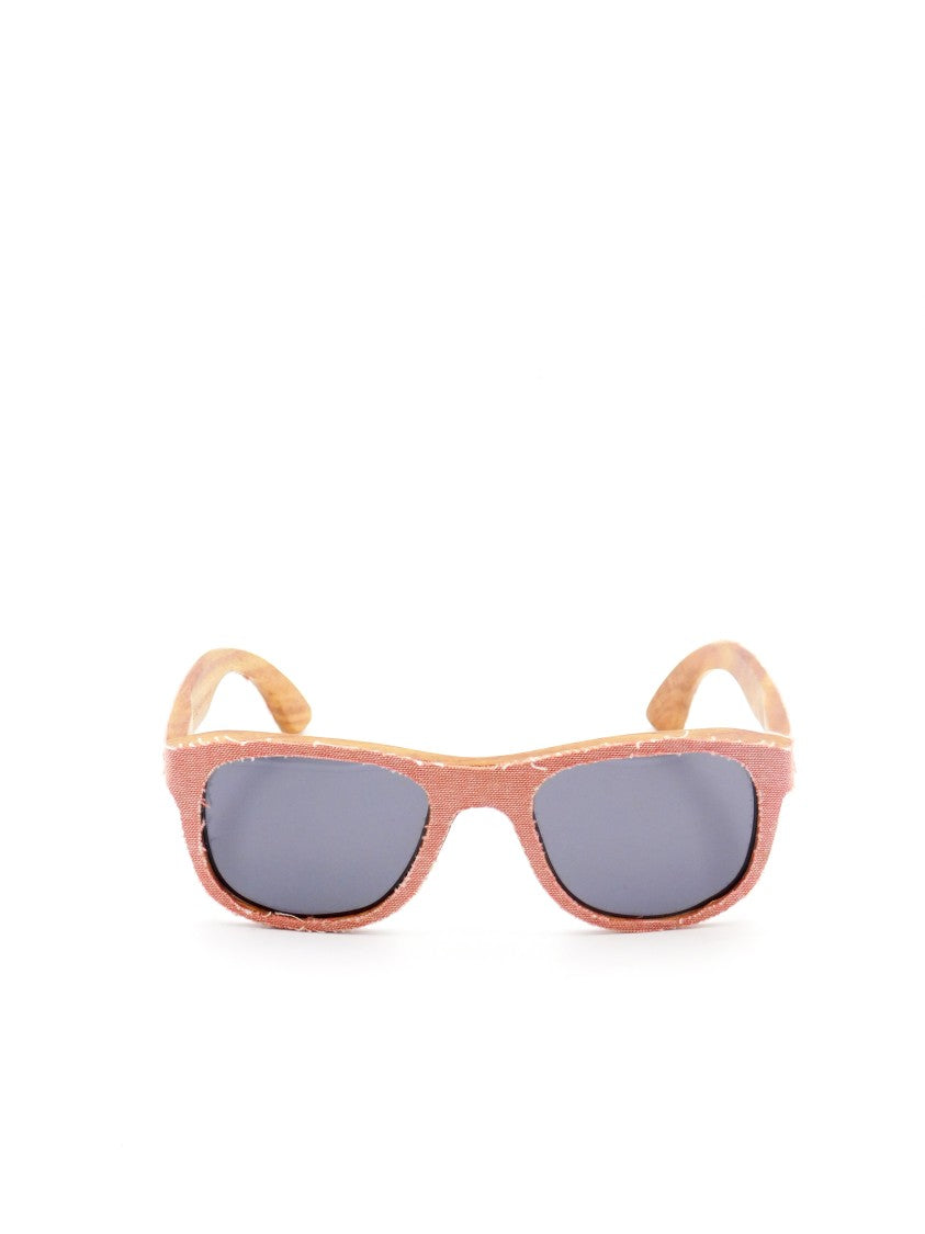 Moli@Limo Pink/Purple Wood&Jens Textured Acetate Sunglasses