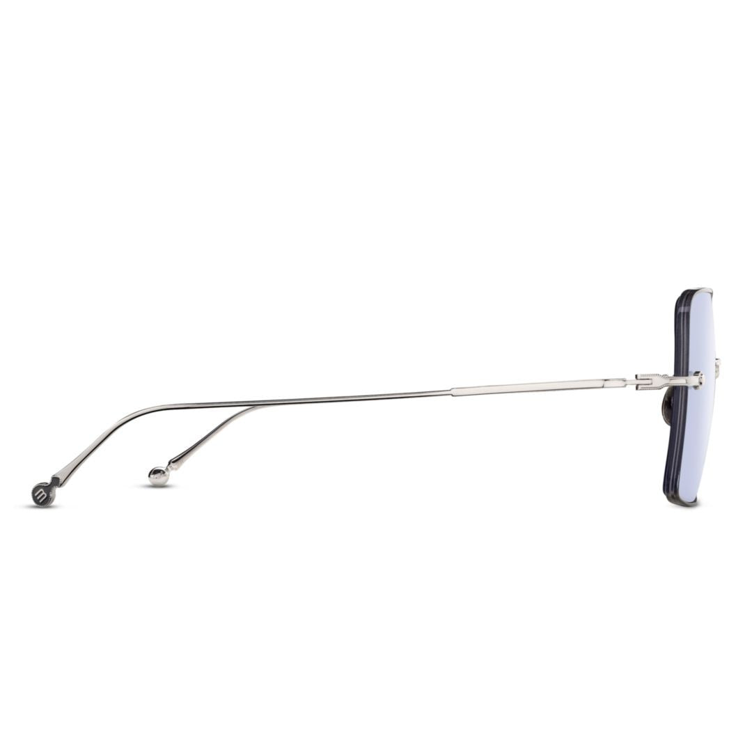 Matsuda M5005.Sg Ultra-Thin Metal Frame Sunglasses With Rectangular Lenses