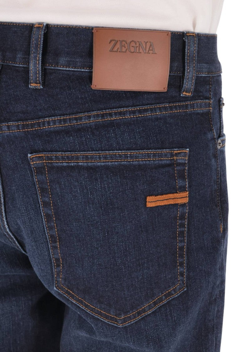 Zegna Straight-Leg Denim Jeans With Refined Indigo Finish