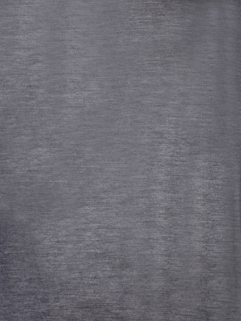 Zanone Grey Longsleeve T-Shirt