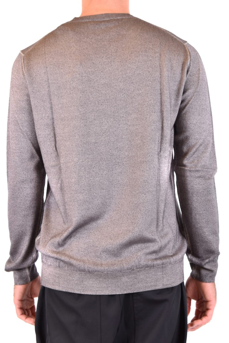 Dondup Multicolor Wool Sweater Classic Crew Neck