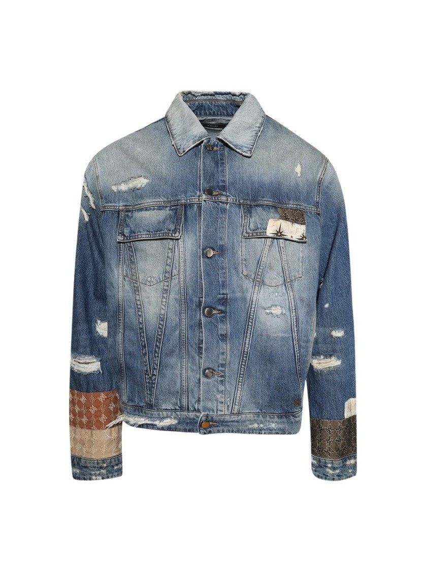 Amiri Quad Artpatch Trucker Nightshade