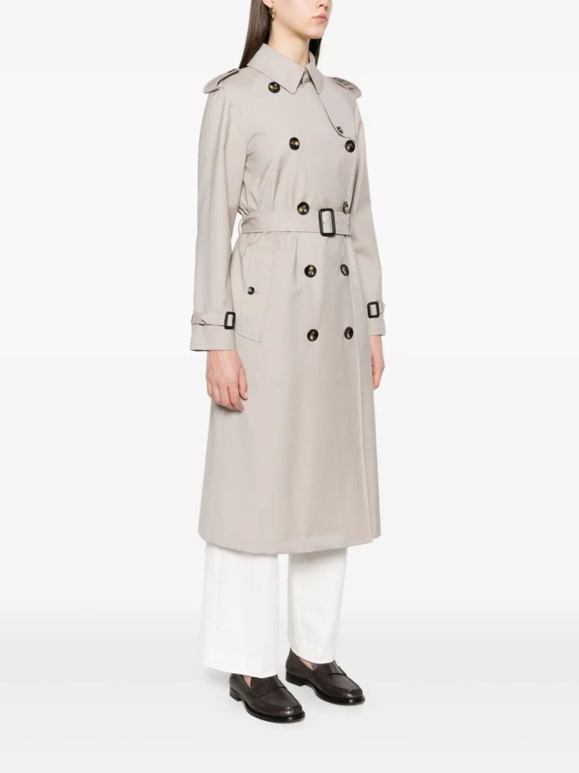 Montecore Double-Breasted Wool Trench Coat