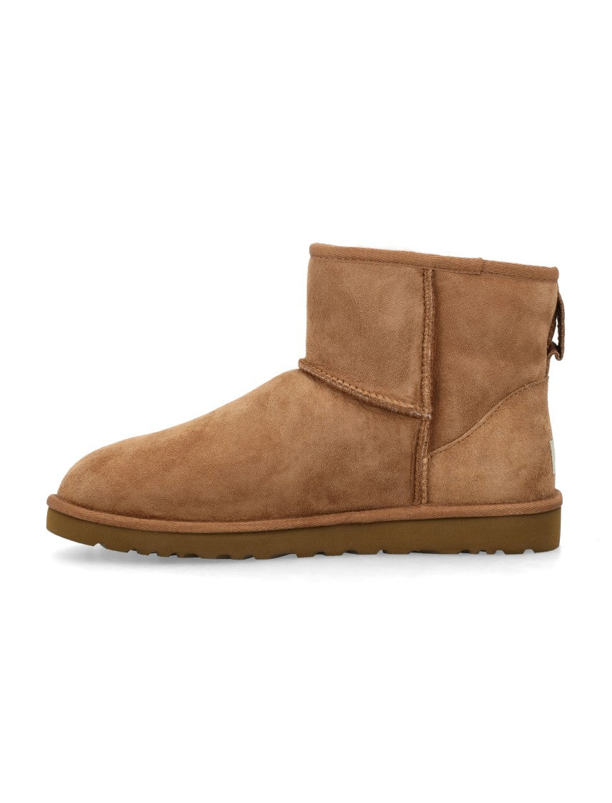 Ugg Mini Suede Lambswool Ankle Boots