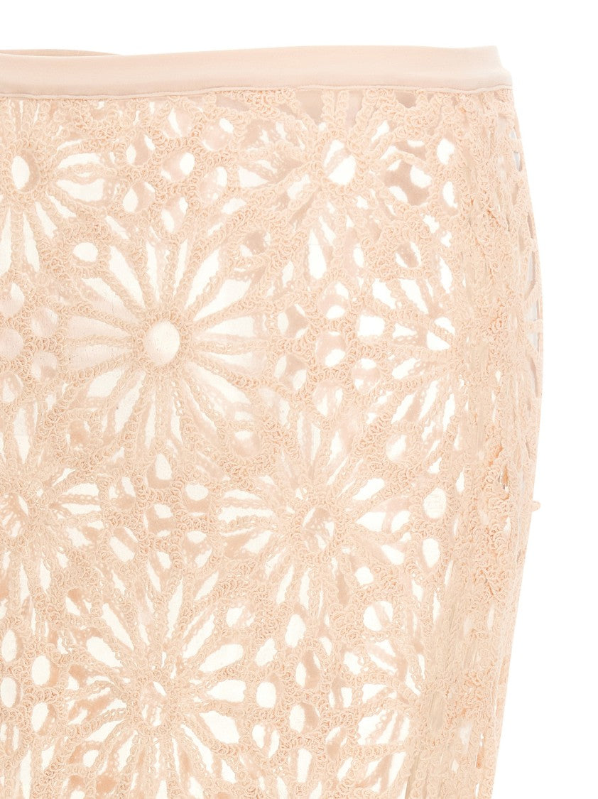Norma Kamali 'Crochet' Skirt