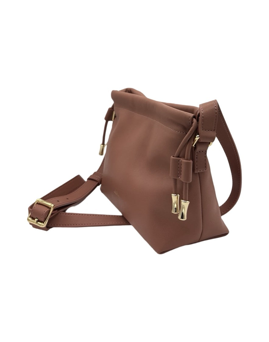 A.P.C. Antique Pink Leather Ninon Mini Bag