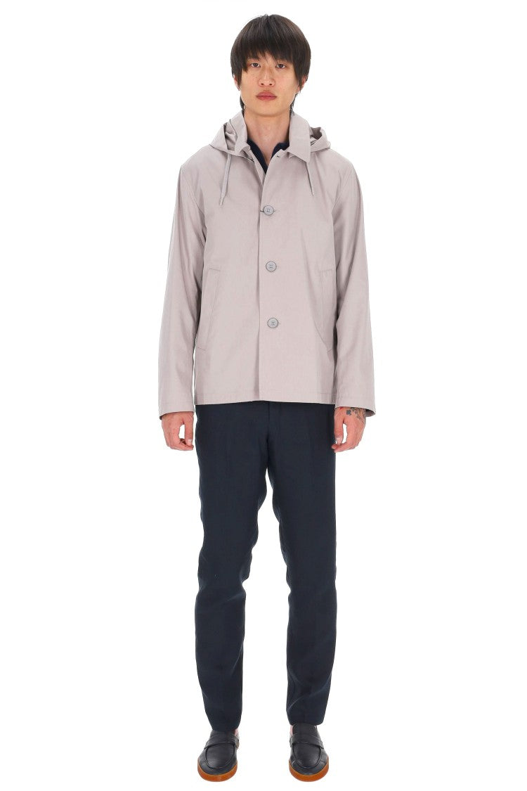 Herno Mastice Cotton Technical Raincoat