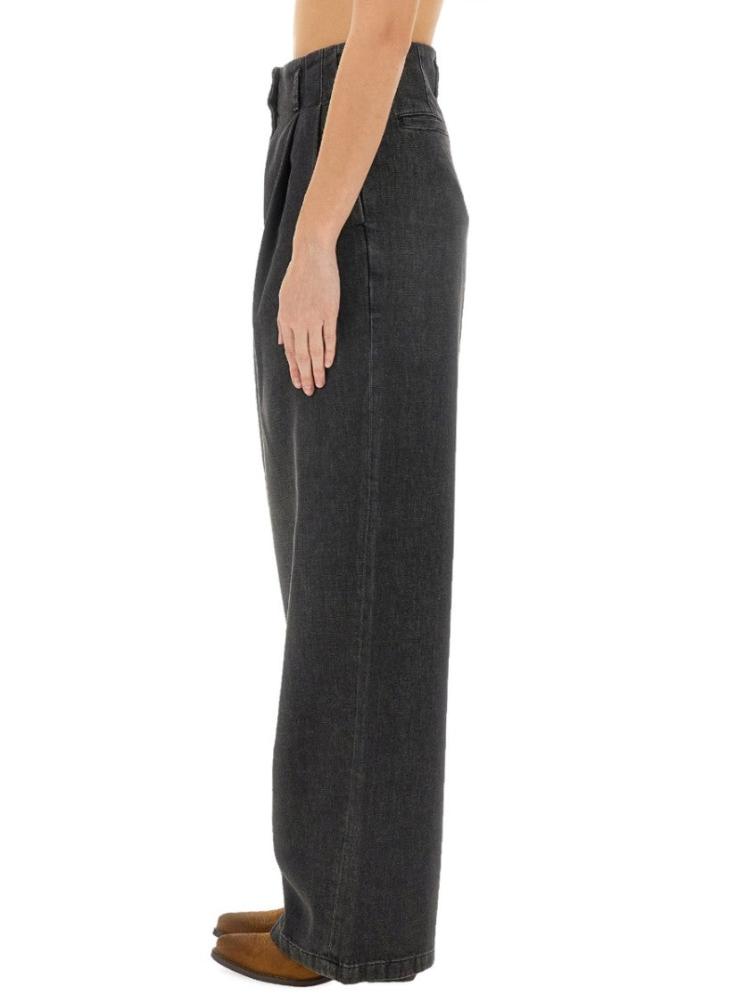 Golden Goose High-Waisted Wide-Leg Jeans