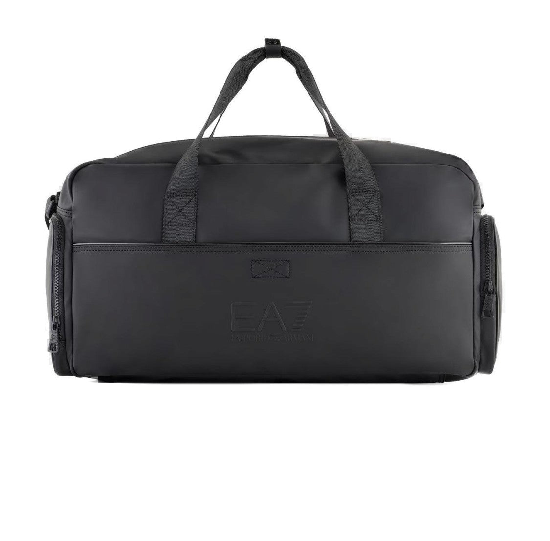 Emporio Armani Spacious Gym Bag With Double Ribbon Handles
