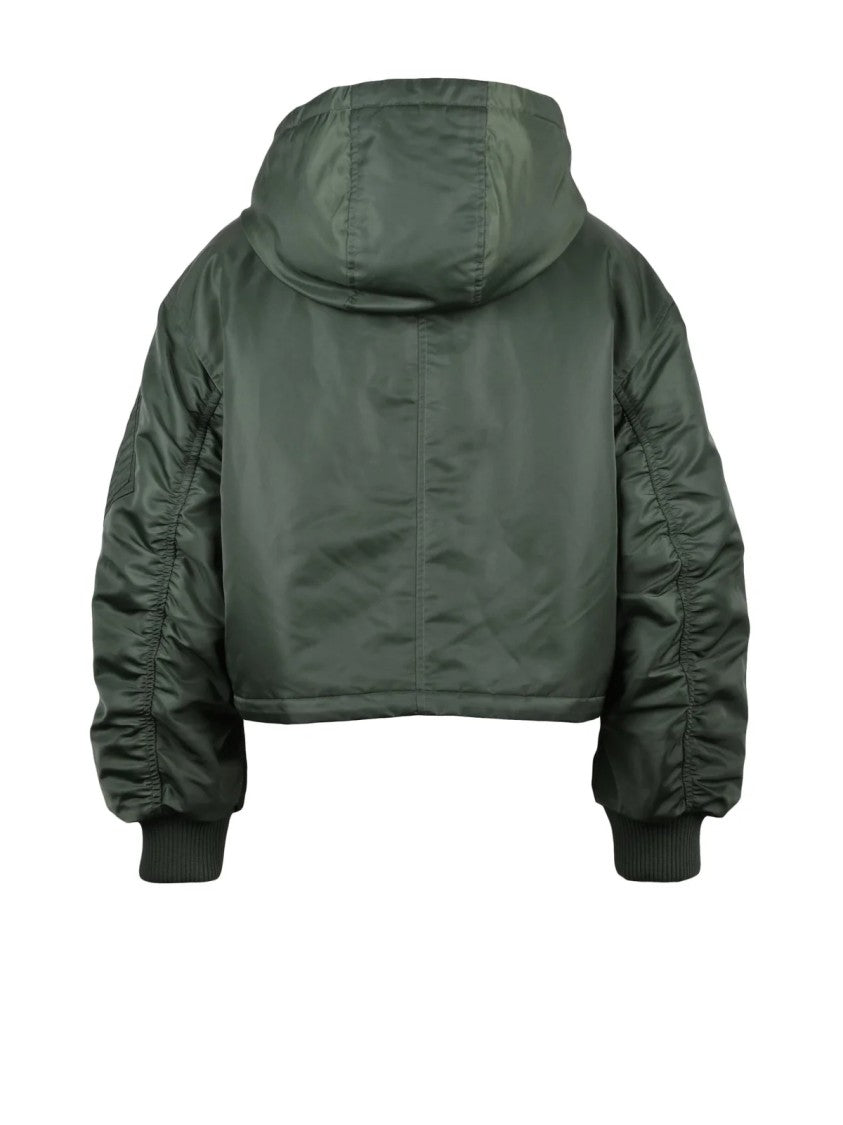 Stand Studio Military Green Polyamide Coat