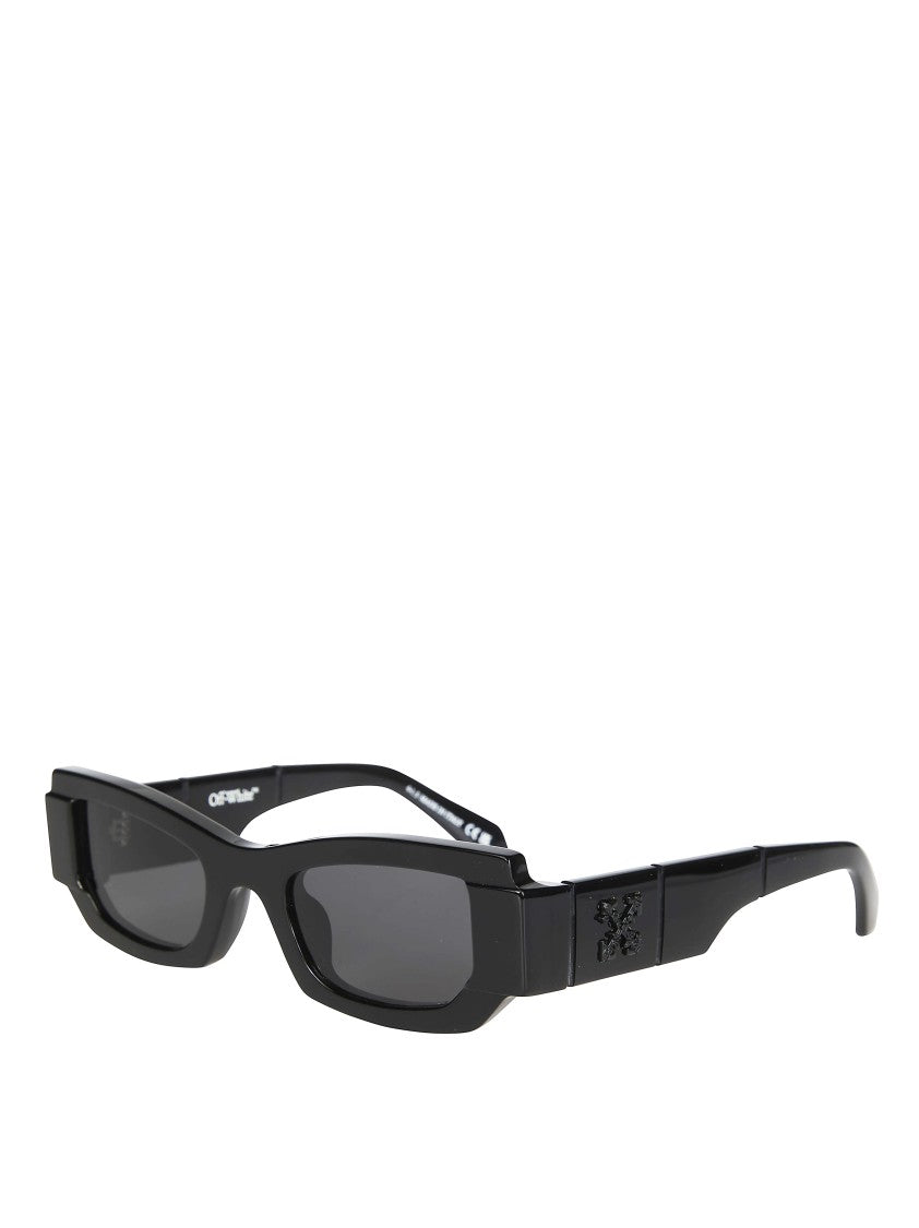 Off-White Black Joliet Acrylic Glossy Sunglasses