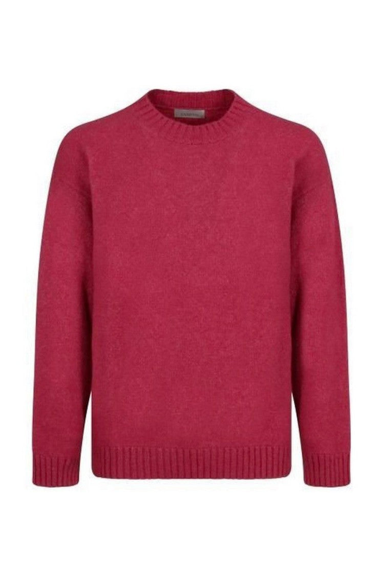Laneus Cashmere-Silk Blend Red Knitwear Relaxed Fit