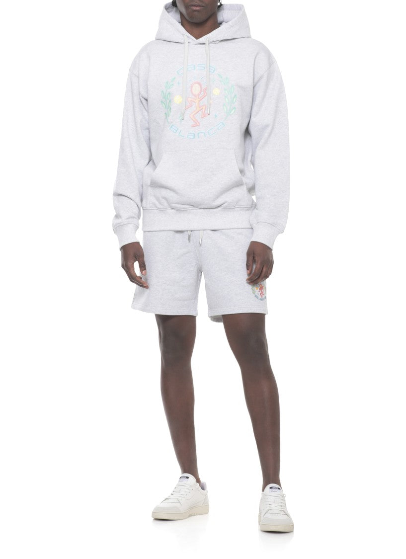 Casablanca Grey Dance Joy Cotton Hoodie