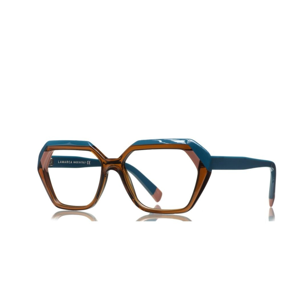 Lamarca Fusioni 157 Two-Tone Hexagonal Sunglasses