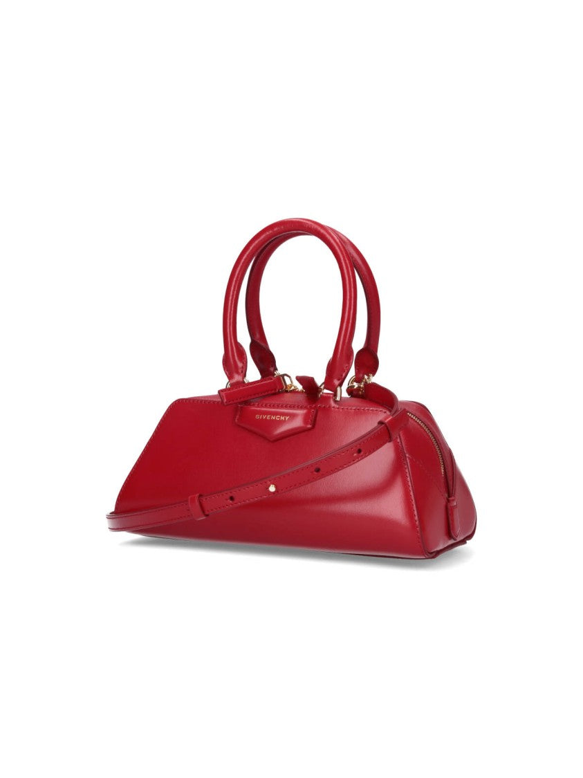 Givenchy Structured Red Shoulder Bag With Versatile Design