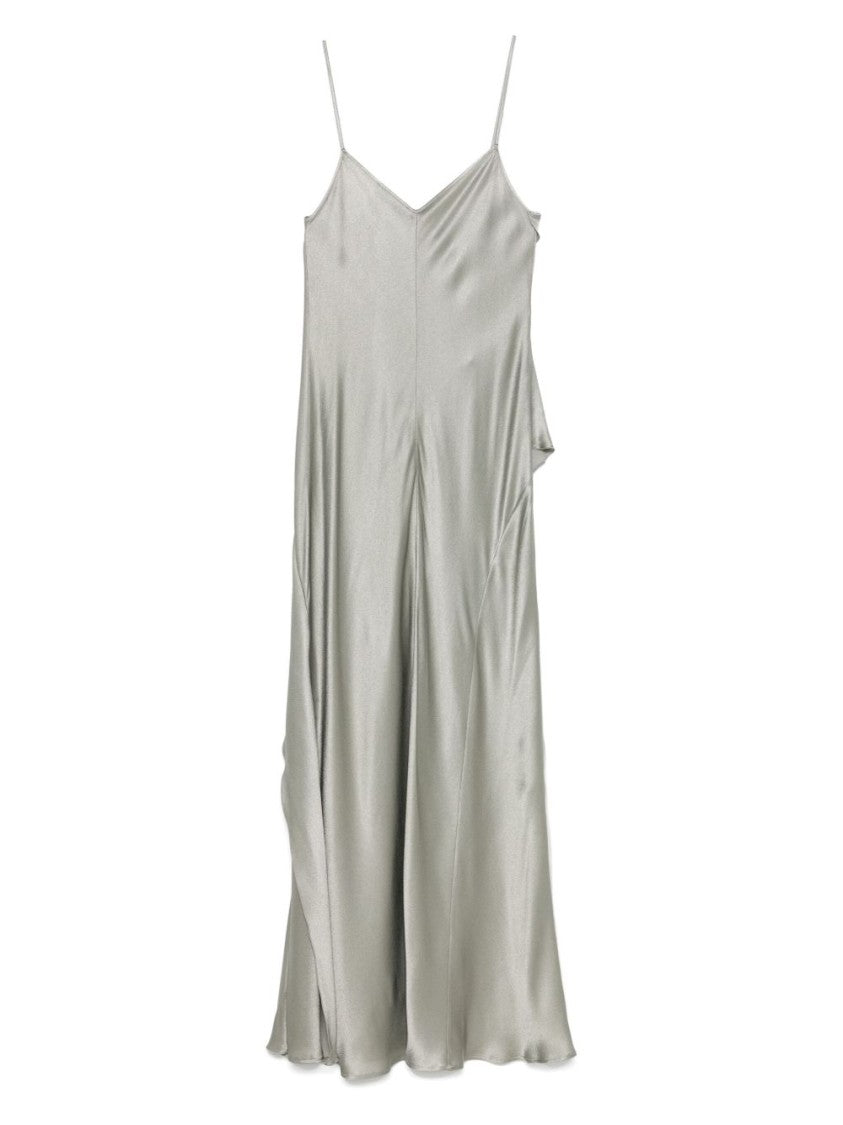 Antonelli Maxi Dress With Design And Spaghetti Straps