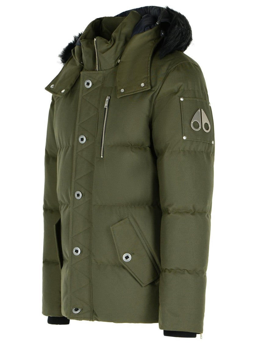 Moose Knuckles Green Cotton And Nylon Jacket