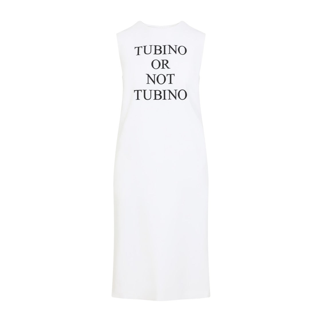 Moschino White Stretch Viscose Midi Dress