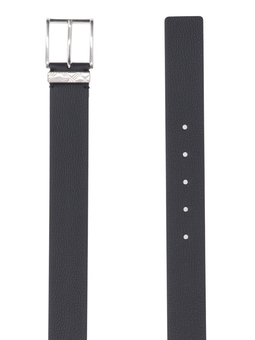 Burberry Check Belt – Black
