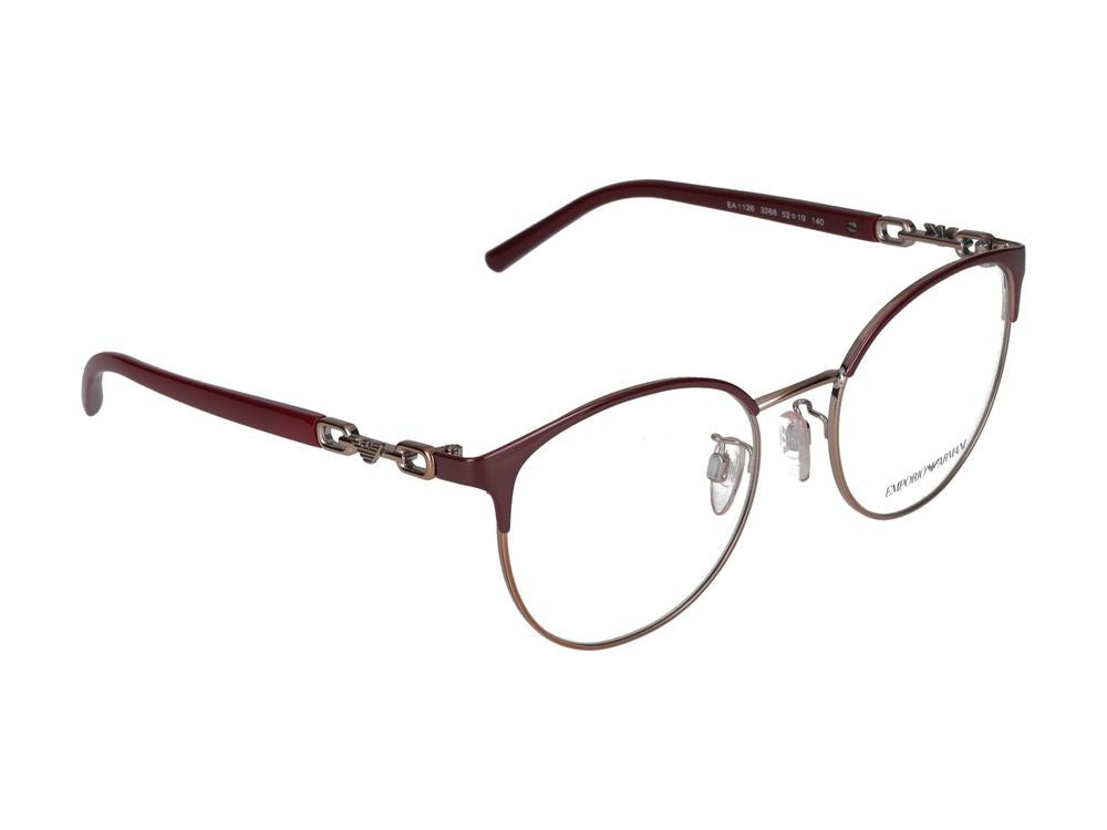 Emporio Armani Eyeglasses 0Ea1126 3268 Rosso/Oro Ros√© 52/19/140