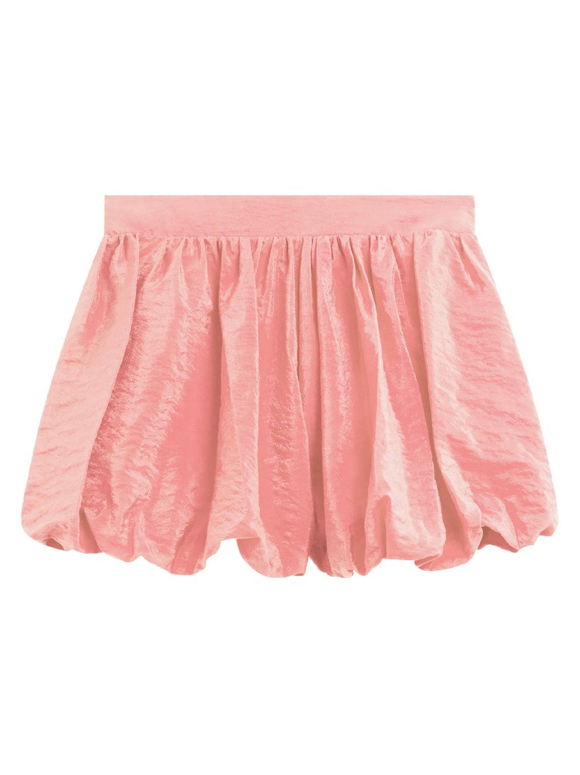 The Frankie Shop Pink Elasticated Balloon Hem Shorts