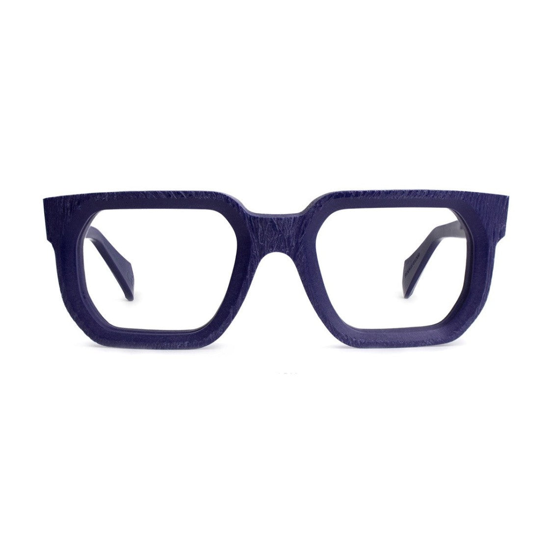Dandy's Blue Benji Rough Acetate Square Sunglasses
